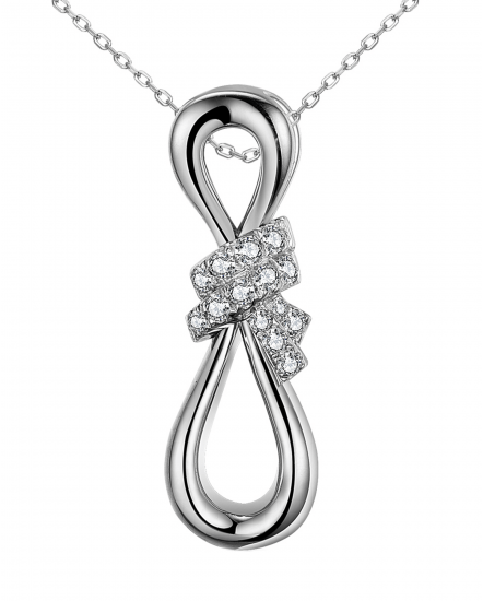 INFINITY STYLE DIAMOND PENDANT (TP3067)